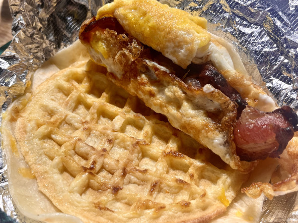 7.2 Vicki's Waffle Breakfast Taco-Luna's Tacos-Round Rock