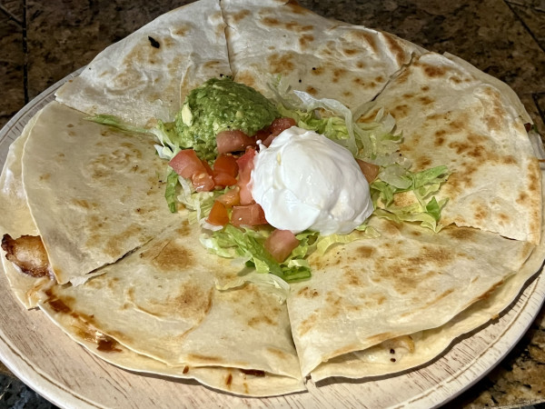 Bacon Wrapped Shrimp Quesadilla-Trudy's South Star-Austin