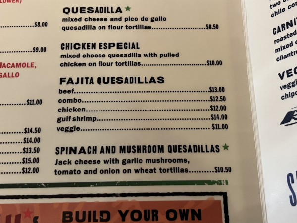 Fajita Quesadillas with Chicken-Maudie's Hacienda-Austin