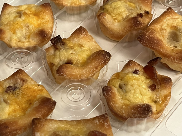 Appetizer Bites – Bacon & Cheddar Quiche-Dream Bakery-Austin