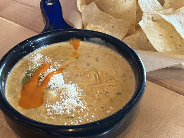 Green Chile Queso & Chips-Torchy's Tacos-Round Rock