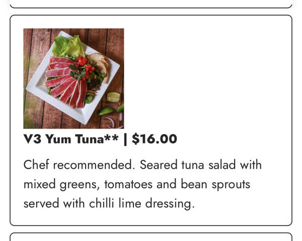 V3 Yum Tuna-Super Thai Cuisine-Austin