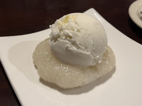 Sticky Rice with Coconut Ice Cream-Ka-Prow Thai and Sushi Bistro-Austin