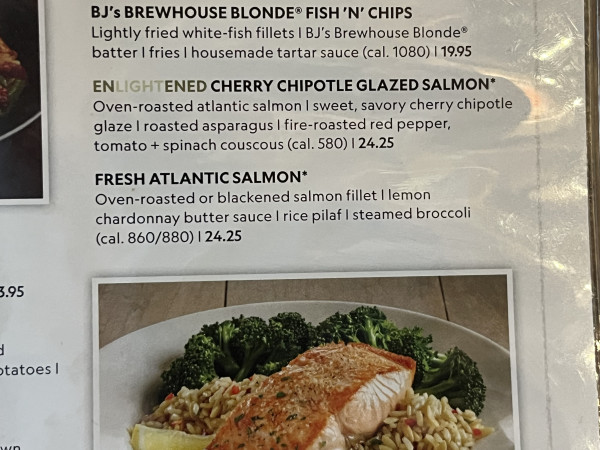 Fresh Atlantic Salmon-BJ's Restaurant & Brewhouse-Sunset Valley