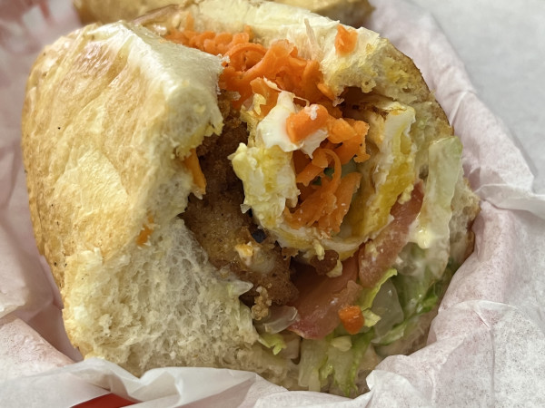 15b. Banh Mi Deep Fried Garlic Shrimp or Squid-Tam Deli & Cafe-Austin