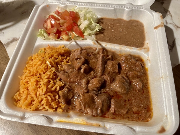 11. Carne Guisada Plate-Taqueria La Cabaña-Corpus Christi