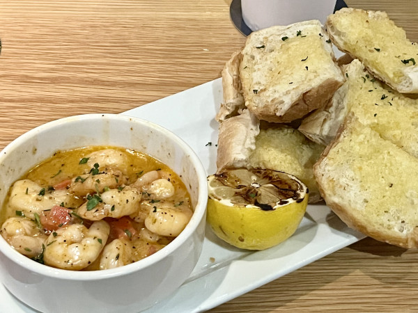 Garlic Shrimp With Parmesan Toast Appetizer-BJ's Restaurant & Brewhouse-Tyler