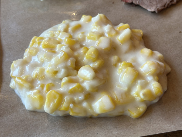 Cream Corn-Rudy's "Country Store" and Bar-B-Q-Austin