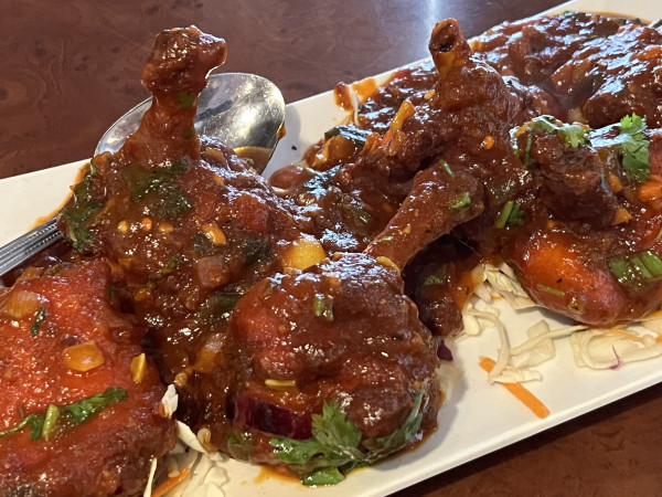 Chicken Lollipops (Sauce)-Rock 'N' Grill Authentic Indian Cuisine & Bar-Round Rock