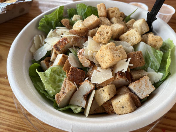 Chicken Caesar Salad-Hat Creek Burger Company-Austin