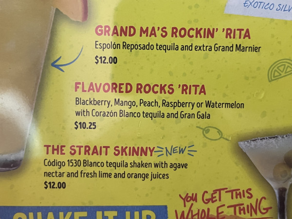 Flavored Rocks ‘Rita-Chuy's-Austin