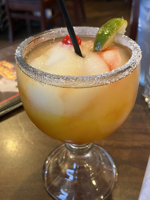 Strawberry Mango Frozen Margarita-Casa Garcia's - William Cannon-Austin