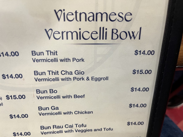 Bun Thit Cha Gio-Bep Saigon-Austin