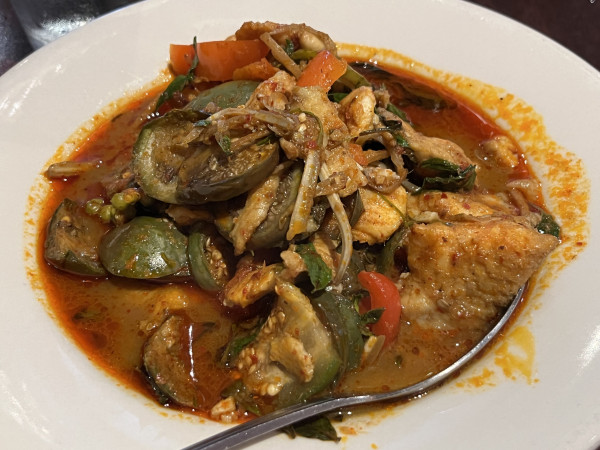 Pad Ped Pla Dook (Catfish)-Ka-Prow Thai and Sushi Bistro-Austin