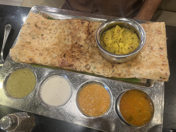 D11 Rava Onion Dosa-Sangam Chettinad Indian Cuisine-Austin