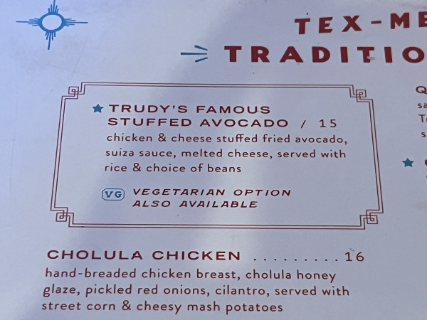 Trudy's Famous Stuffed Avocado-Trudy's North Star-Austin