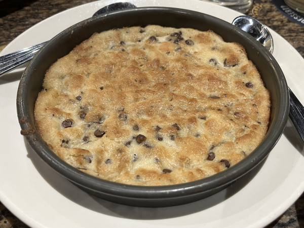 Gluten-Free Chocolate Chip Pizookie-BJ's Restaurant & Brewhouse-Mesquite