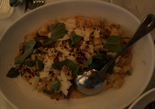 Mezze Rigatoni with fennel sausage-Red Ash-Austin