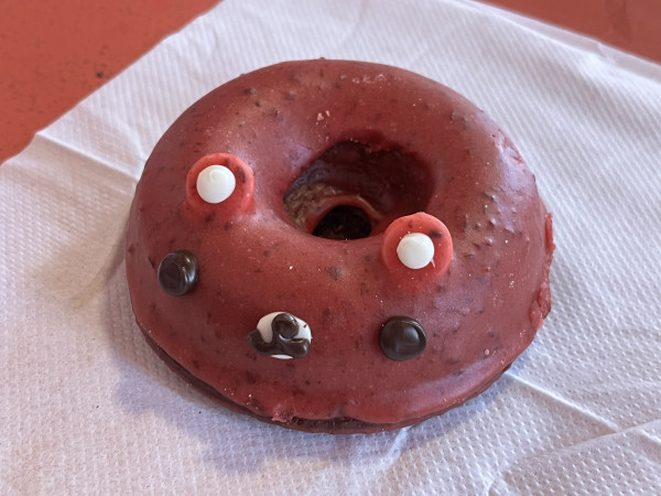 Cherry Chocolate Almond Mochi Donut-OMG Squee-Austin