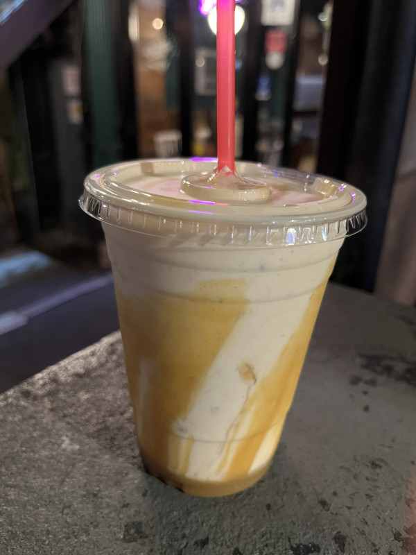 Salted Caramel, Banana & Peanut Butter Milkshake-Bareburger-New York