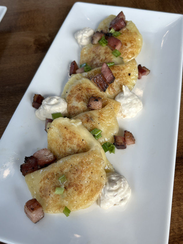 Loaded Baked Potato Perogies-Ovenbird | Austin-Austin