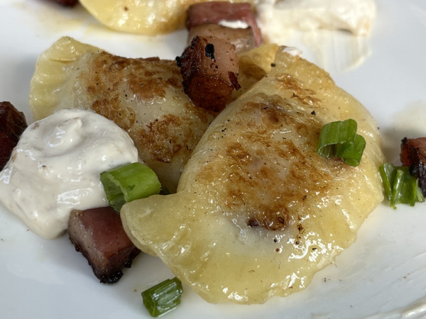 Loaded Baked Potato Perogies-Ovenbird | Austin-Austin