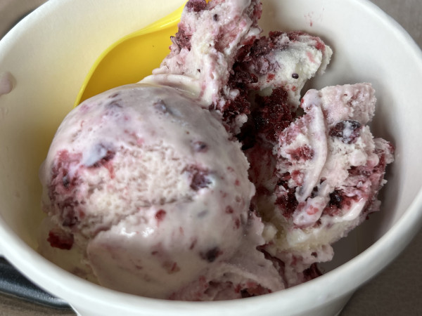 Blackberry Cobler Ice Cream-Llano River Creamery and Kitchen-Llano