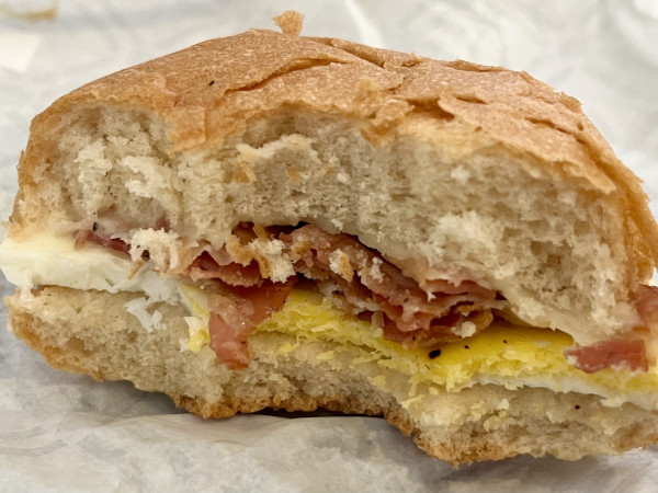 Bacon, Egg, & Cheese Breakfast Sandwich-Trianon Coffee-Austin