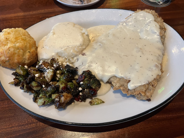 Country Fried Top Sirloin Steak-Five Four Restaurant & Drafthouse- S Austin-Austin