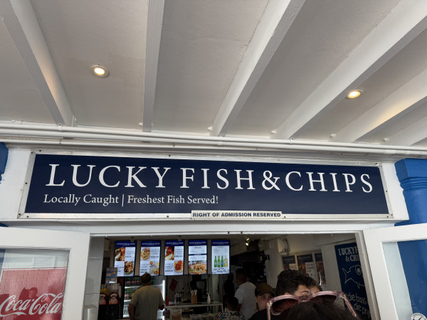 Hake and Chips (like Cod and French fries)-Lucky Fish & Chips Kalk Bay-NotFound