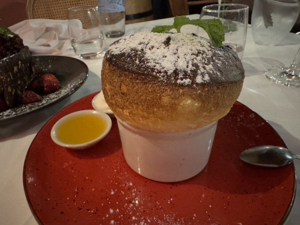 Orange Soufflé with Grand Marnier-Bellagio Mediterranean Restaurant-NotFound