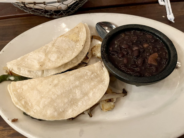 Potato Rajas Tacos-Maudie's Hacienda-Austin