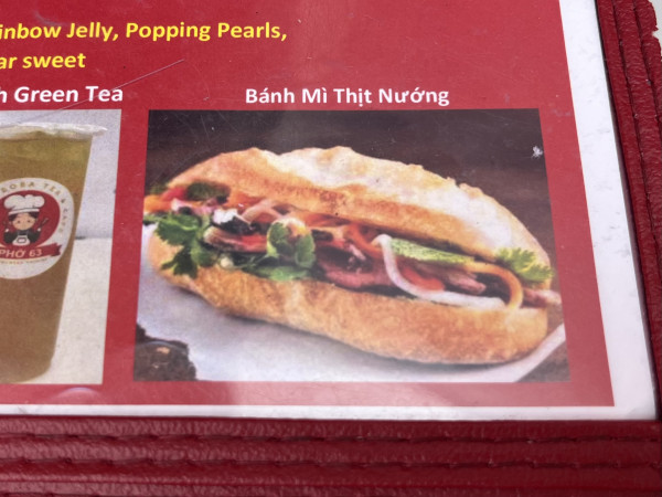 Bánh Mì Thịt Nướng-PHO 63-Austin