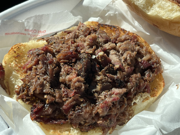 Chopped Brisket Sandwich-Cooper's Old Time Pit Bar-B-Que-Llano