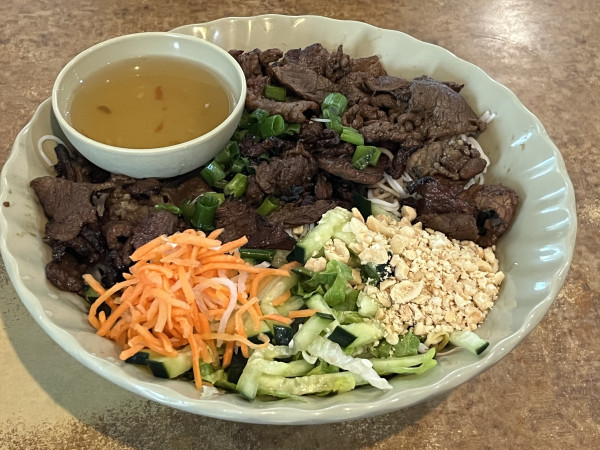 58. Bun Bo Nuong Xa - lemongrass beef-Pho Saigon Noodle House-Austin