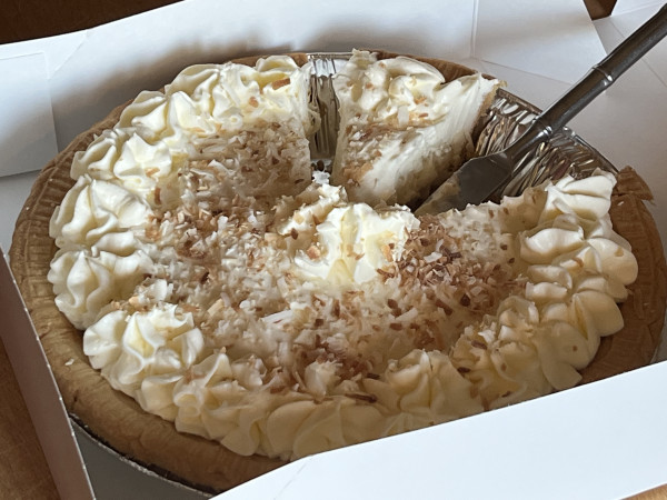 Coconut Pie with Whipped Topping-Just Pies-Tyler