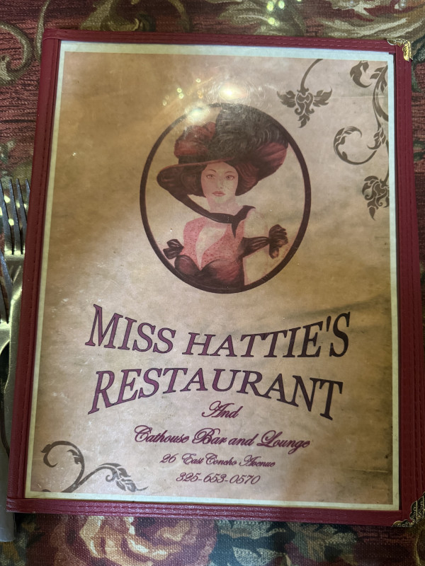 Brothel Burger-Miss Hattie's Restaurant-San Angelo