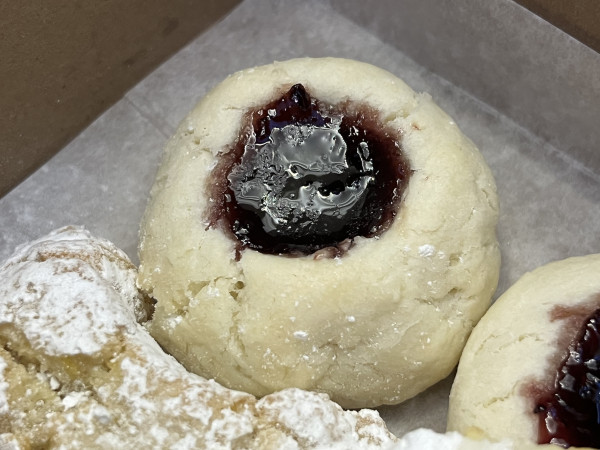 Huckleberry Shortbread Thumbprint-Britt's Bakehouse: A Gluten-Free Bakery-Kirkwood