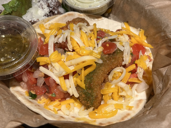 Fried Avocado Taco-Torchy's Tacos-Dripping Springs