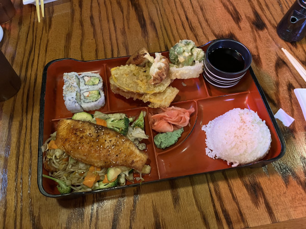 Salmon Teriyaki Bento Box-Ichiban-Austin